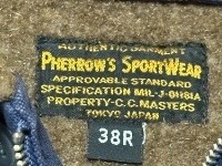 редкий Fellows Pherrow*s*N1 жакет * двусторонний украшение * вышивка * индиго голубой *38R