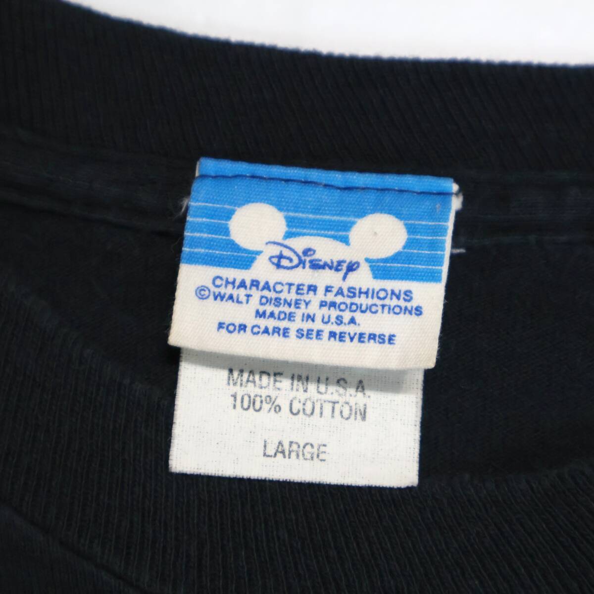 スペシャル 美品 90s Disney FANTASIA L/S Tee ディズニー ファンタジア Tシャツ ロンT 長袖 ヴィンテージ vintage 希少 レア ミッキー L_画像9