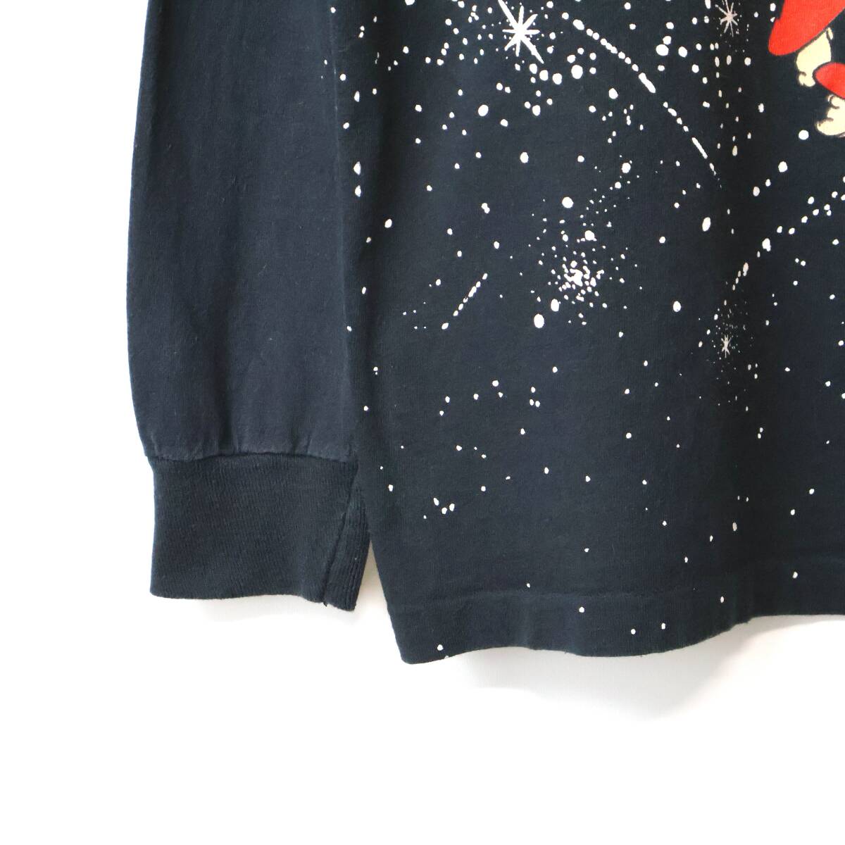 スペシャル 美品 90s Disney FANTASIA L/S Tee ディズニー ファンタジア Tシャツ ロンT 長袖 ヴィンテージ vintage 希少 レア ミッキー L_画像3