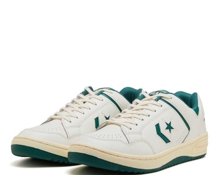 [CONVERSE] WEAPON CC OX WHITExGREEN 26cm