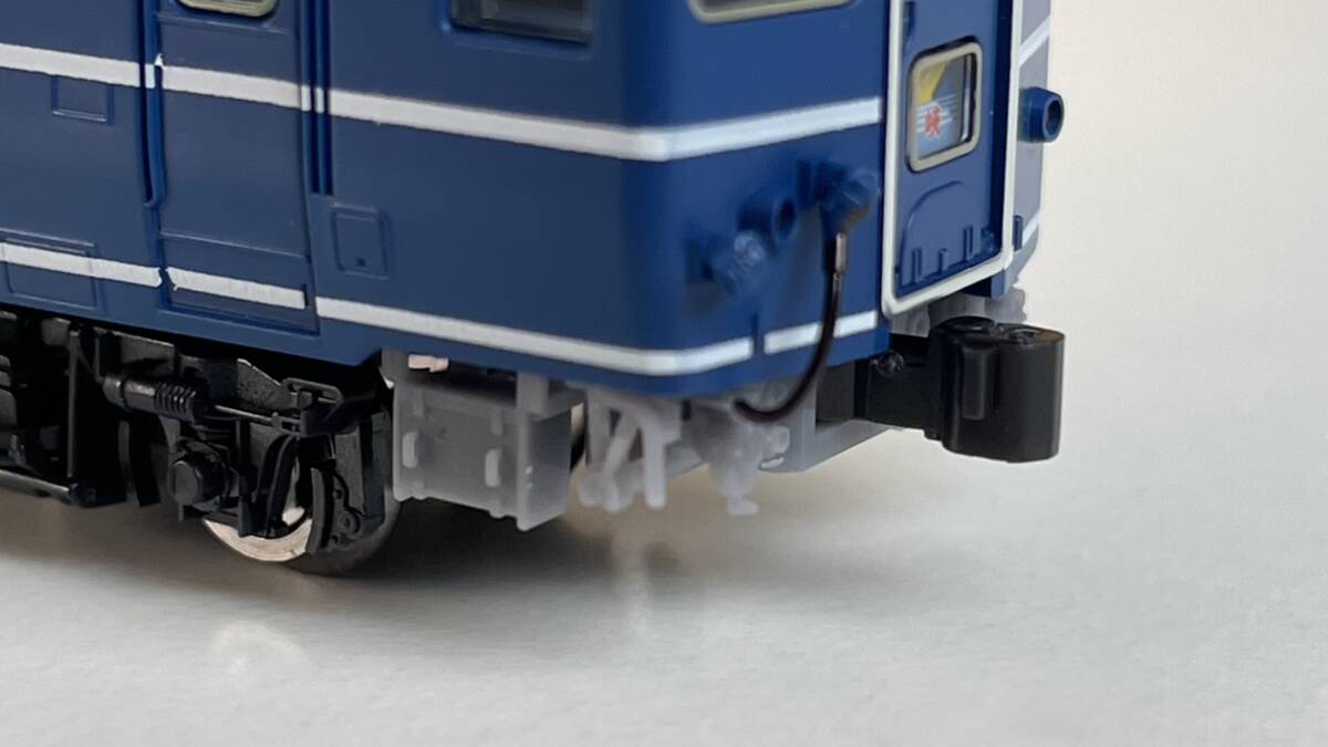 TX103 TOMIX スハフ14-500（空気配管・内・SGあり）BMナックルカプラーアダプター 1個 3Dパーツ _画像3