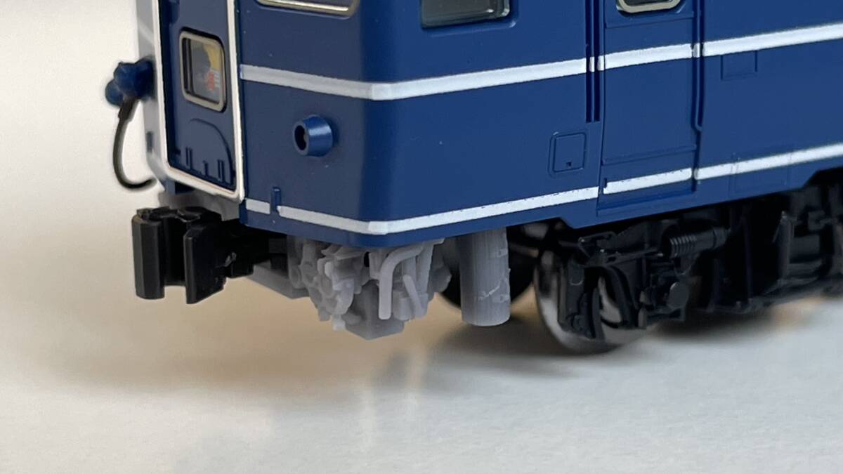 TX103 TOMIX スハフ14-500（空気配管・内・SGあり）BMナックルカプラーアダプター 1個 3Dパーツ _画像10