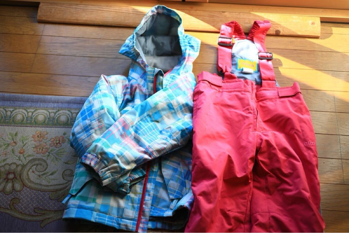  スノーウェア 上下セット 女の子　110サイズ_画像2