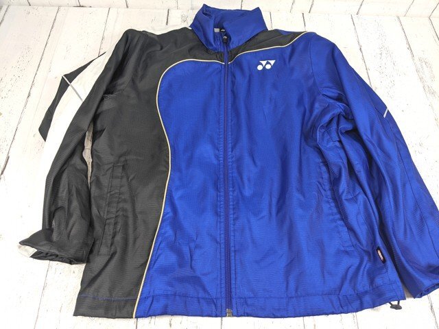 【10yt319】テニスウエア YONEX ヨネックス ウォームアップジャケット+パンツ 上下セット◆サイズL◆C84♪_画像2