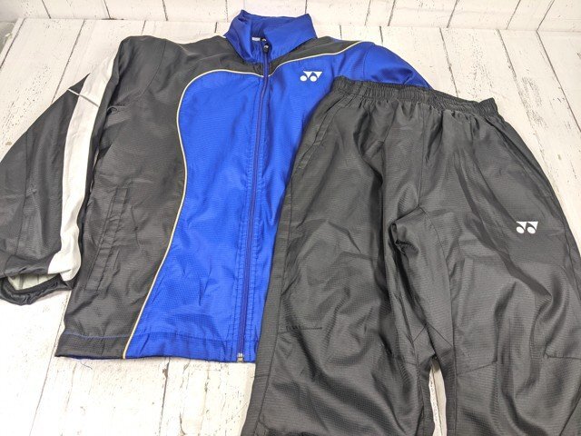 【10yt319】テニスウエア YONEX ヨネックス ウォームアップジャケット+パンツ 上下セット◆サイズL◆C84♪_画像1