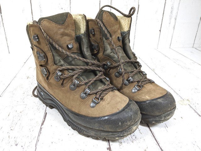 【9yt327】登山靴 トレッキングシューズ ハンワグ hanwag アラスカ LADY GTX ブラウン サイズ：25.0㎝◆o74♪_画像1