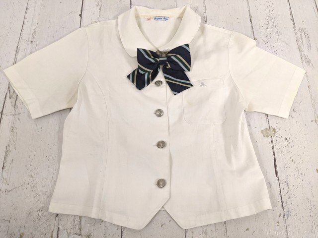 【as2766】愛知県 愛知高校 女子用学生服 制服 夏服ブラウス+冬服スカート◆o85♪_画像2