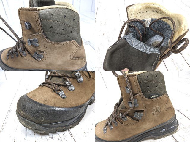 【9yt327】登山靴 トレッキングシューズ ハンワグ hanwag アラスカ LADY GTX ブラウン サイズ：25.0㎝◆o74♪_画像5