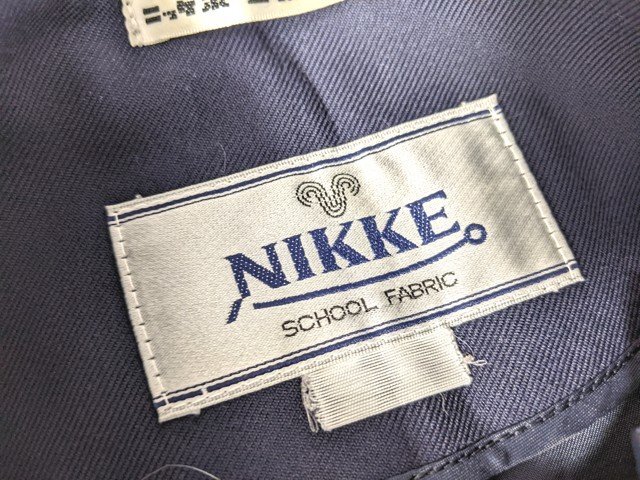 【as1394】石川県 内灘中学校 女子用学生服 制服 冬服セーラー服+冬服スカート+スカーフ◆j21_画像3