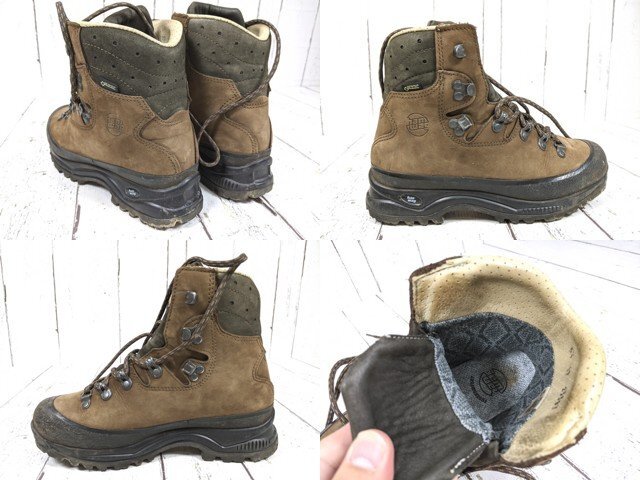 【9yt327】登山靴 トレッキングシューズ ハンワグ hanwag アラスカ LADY GTX ブラウン サイズ：25.0㎝◆o74♪_画像2