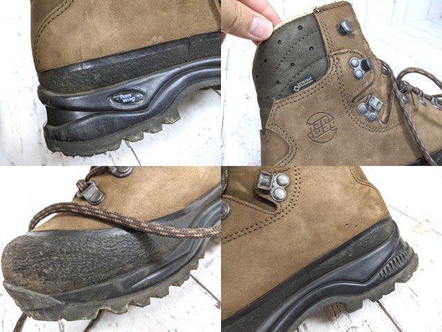 【9yt327】登山靴 トレッキングシューズ ハンワグ hanwag アラスカ LADY GTX ブラウン サイズ：25.0㎝◆o74♪_画像4