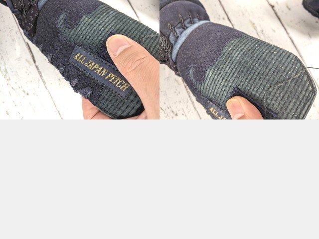 【10yt371】剣道防具一式 身長158㎝ 女子使用 甲手+面(チタン)+垂れ+胴(竹製??約48本)+キャリーバッグ◆C89♪_画像7