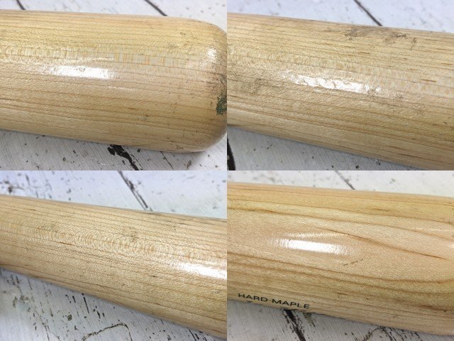 【10yt373】一般硬式野球用木製バット 久保田スラッガー サイクルヒッター ハードメイプル 全長：約85㎝◆C98♪_画像8