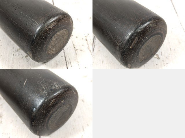 【10yt357】一般硬式野球用木製バット 久保田スラッガー サイクルヒッター KSメイプル こげ茶 全長:約84㎝◆C95♪_画像2