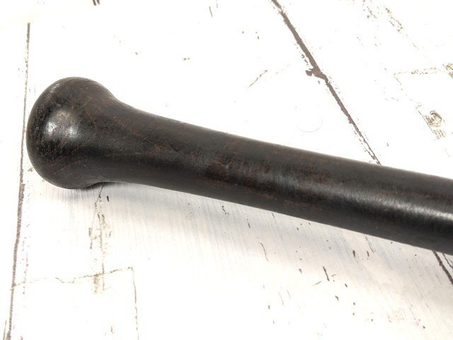 【10yt357】一般硬式野球用木製バット 久保田スラッガー サイクルヒッター KSメイプル こげ茶 全長:約84㎝◆C95♪_画像9