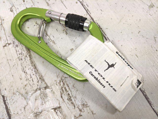 【10yt382】登山 クライミング用品 ブラックダイヤモンド ポジトロンクイックドロー◆METOLIUS ロックカラビナ GATE001◆美品◆C94♪_画像2