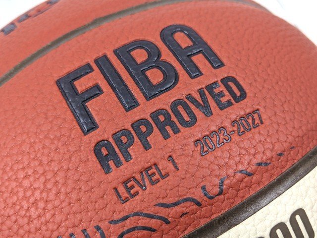 【10yt051】バスケットボール molten モルテン EuroBasket 2025 公式試合球 レプリカ 中学生以上男子 サイズ:7号球 美品◆C97♪_画像6