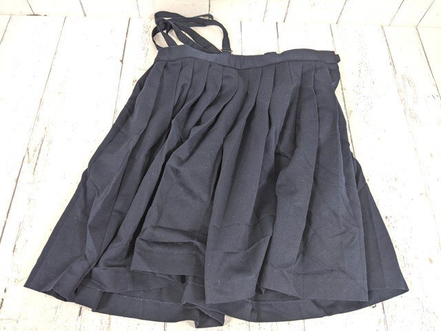 【as2977】小学校?? 中学校?? 女子用学生服 制服 サスペンダー付きスカート プリーツスカート 4点セット◆ジャンク品♪_画像3