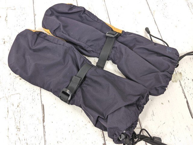 【10yt339】スノーボードウエア メンズ使用 eb's エビス ミトングローブ ブラック Mサイズ◆p44♪_画像4