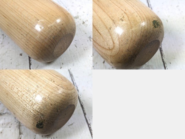 【10yt373】一般硬式野球用木製バット 久保田スラッガー サイクルヒッター ハードメイプル 全長：約85㎝◆C98♪_画像2