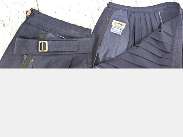 【as2895】中学校 高校 女子用学生服 制服 ネクタイ付き冬服セーラー服+冬服スカート◆C87♪_画像6