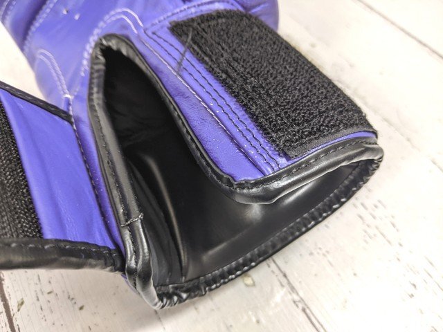 【10yt394】格闘技 ボクシンググローブ マジックテープ式 TWINS ツインズ スペシャル パープル サイズ:12oz◆p59♪_画像4