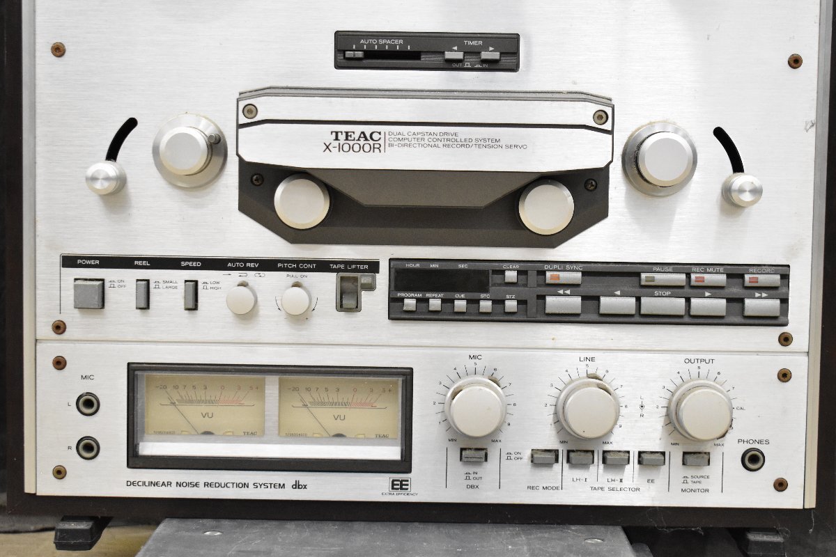 [J]TEAC X-1000R открытый катушка панель Teac 3163774