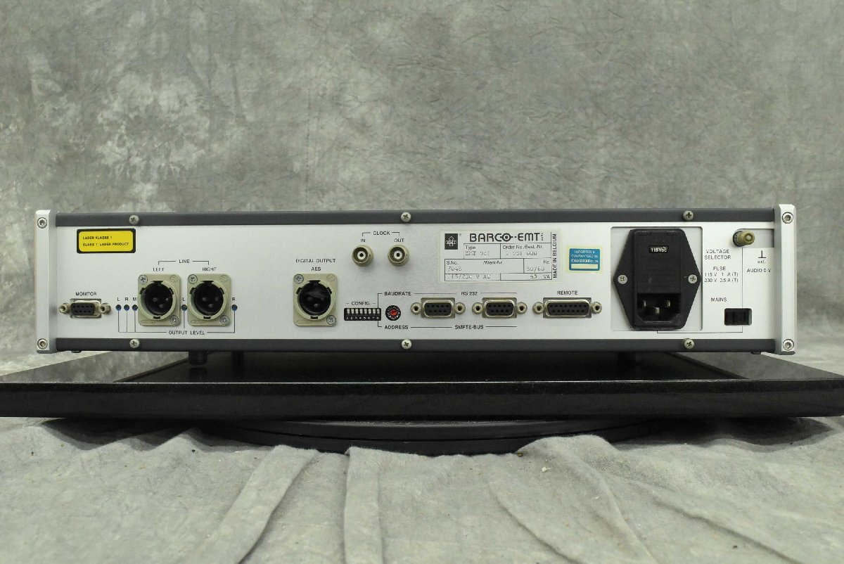 【J】EMT 981 BARCO CDプレーヤー 187506_画像8