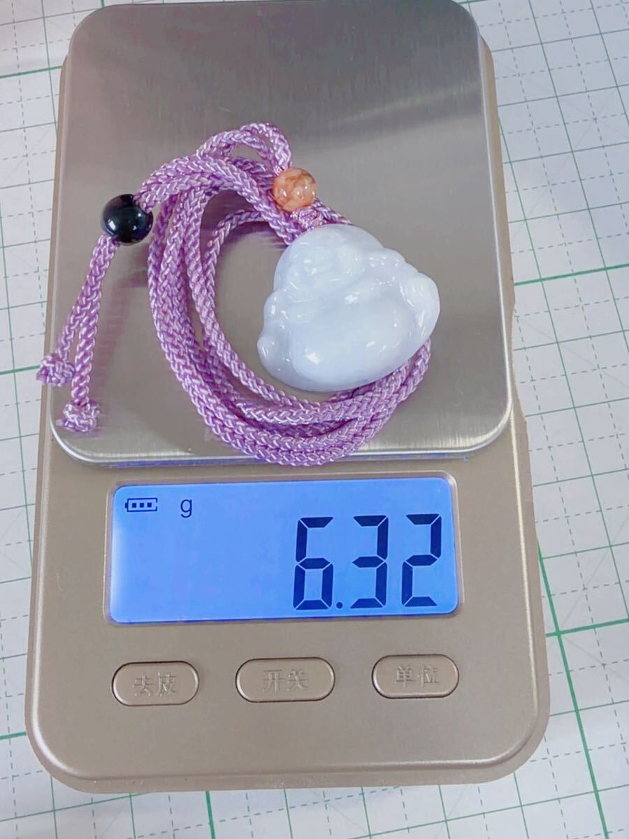 CS-0009天然本翡翠《本物保証》 ひすいペンダント 一点物 魔除け 昇進 成功 風水 金運 財運 幸運 幸福 縁起物 パワーストーン_画像8