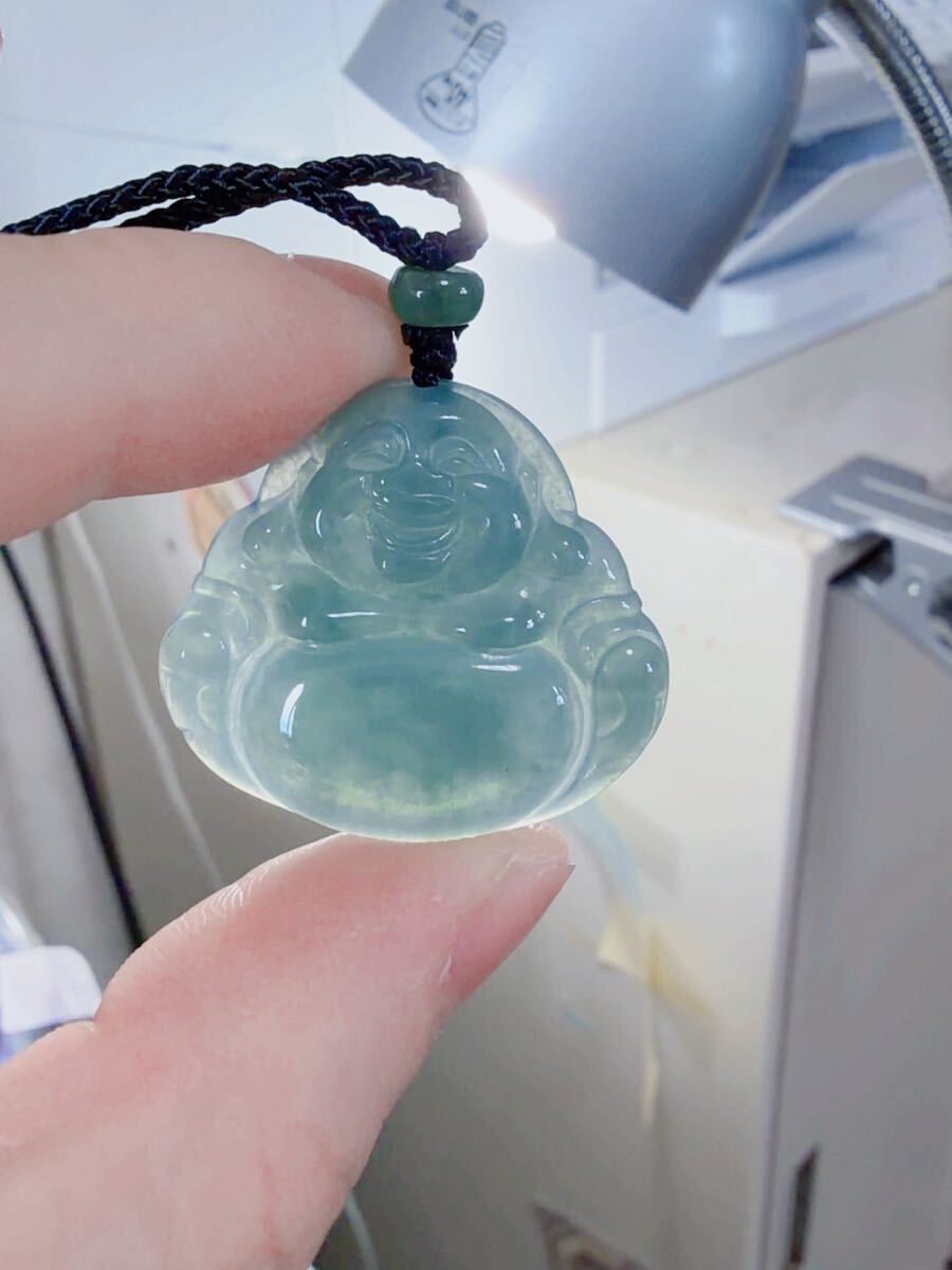 CS-0001天然本翡翠《本物保証》 ひすいペンダント 一点物 魔除け 昇進 成功 風水 金運 財運 幸運 幸福 縁起物 パワーストーン_画像4