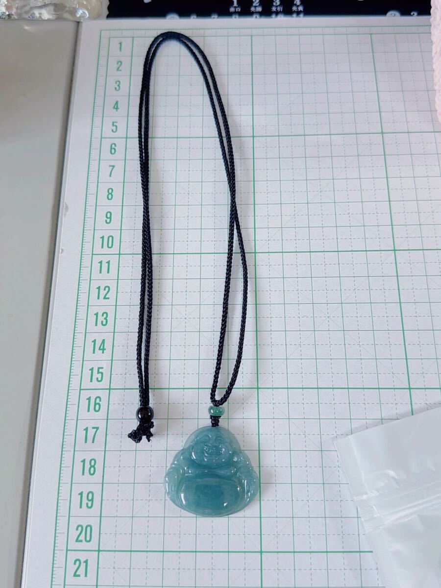 CS-0001天然本翡翠《本物保証》 ひすいペンダント 一点物 魔除け 昇進 成功 風水 金運 財運 幸運 幸福 縁起物 パワーストーン_画像6