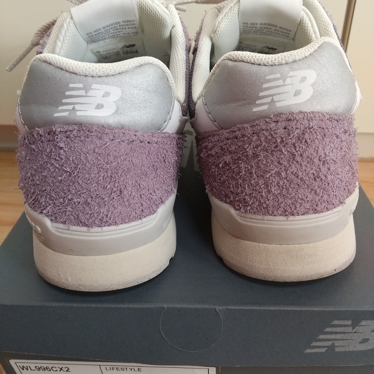 ニューバランス スニーカー 996女性シリーズ 22.5㎝ 美品 起毛 WL996CX2 【送料無料】_画像5