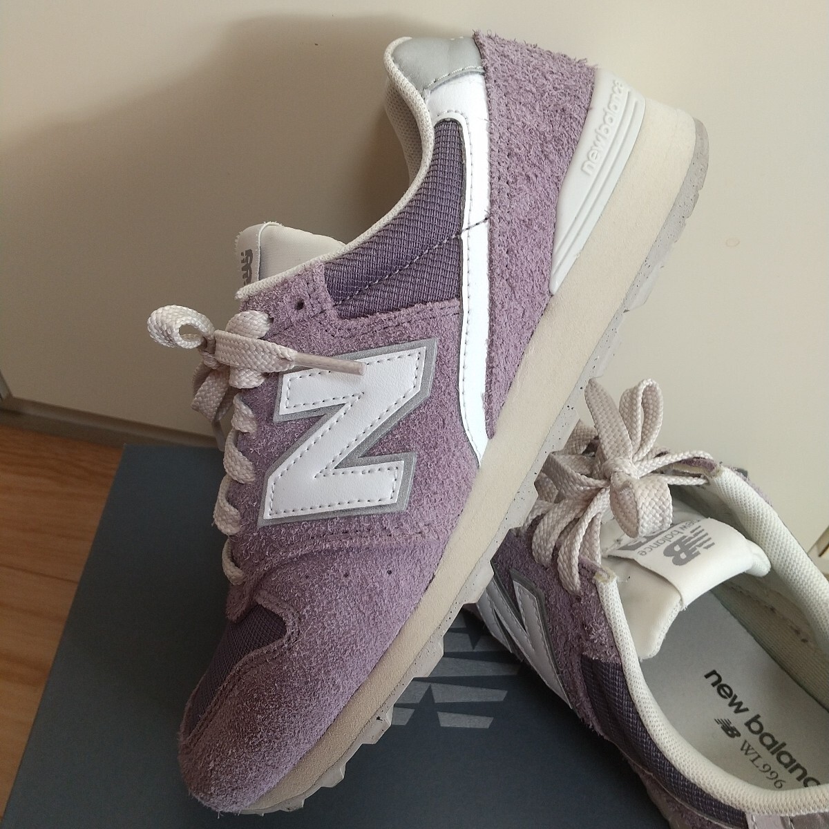 ニューバランス スニーカー 996女性シリーズ 22.5㎝ 美品 起毛 WL996CX2 【送料無料】_画像7
