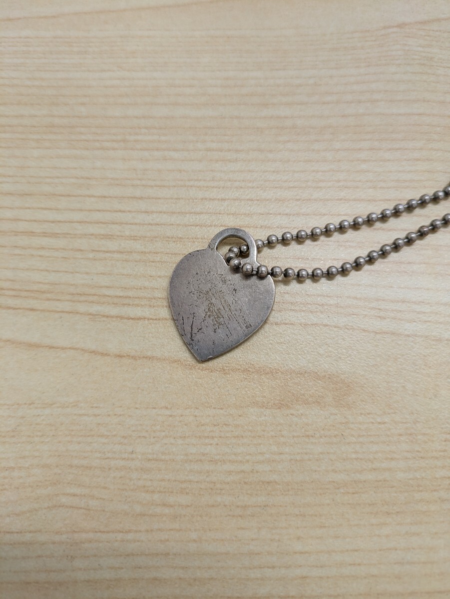 TIFFANY＆ Co. ティファニー リターントゥ ハートタグ ネックレス SV925 ロングチェーン約46cm_画像6