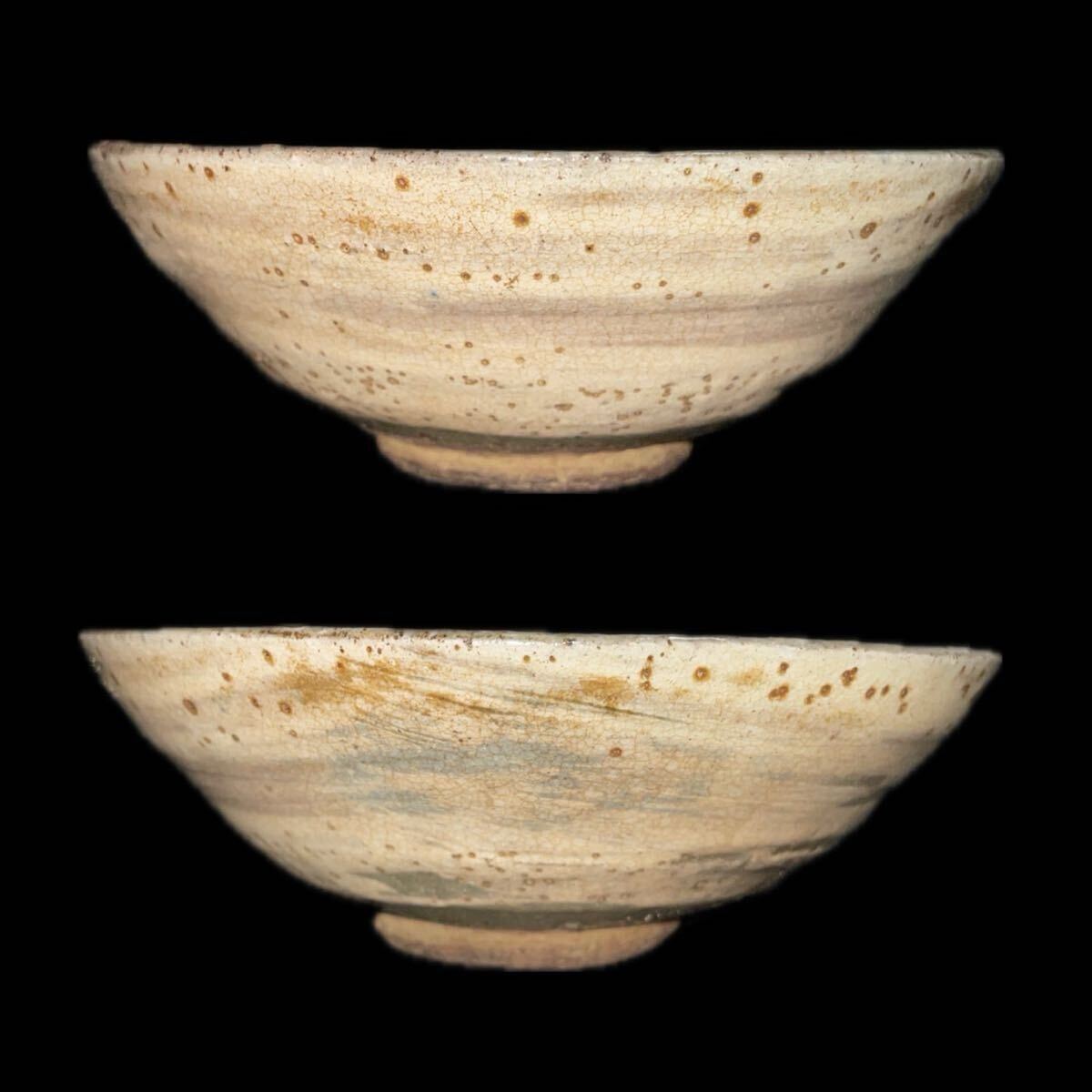 時代 朝鮮古陶 三島 茶碗 在印 茶道具 李朝 高麗 朝鮮美術（22112810）_画像3