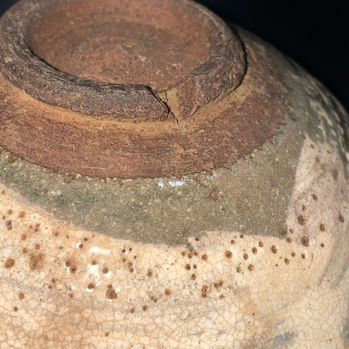 時代 朝鮮古陶 三島 茶碗 在印 茶道具 李朝 高麗 朝鮮美術（22112810）_画像9