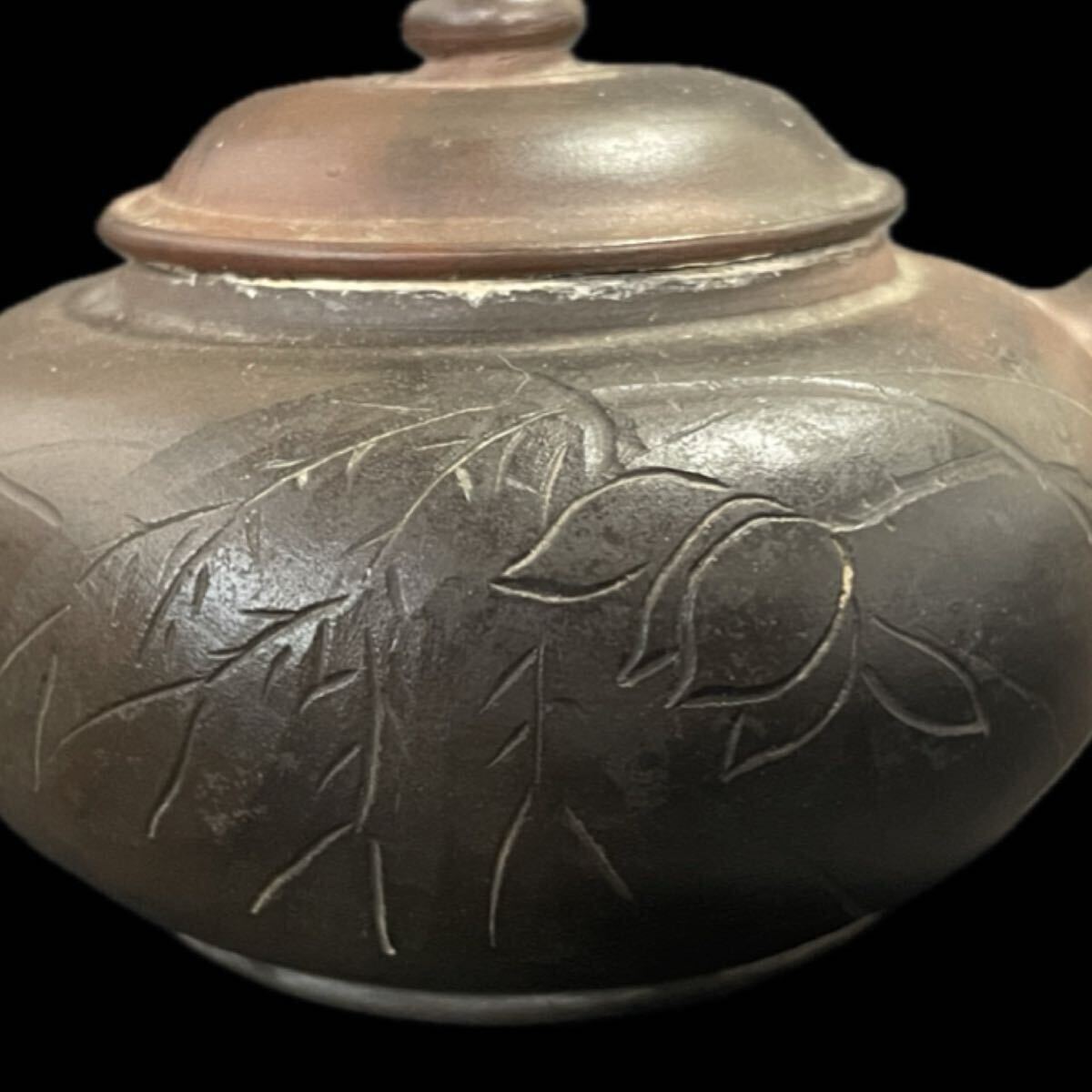 唐物 宜興縣孟臣製 朱泥 急須 紫砂 紫泥 茶壷 茶器 中国古玩 中国宜興 宜興紫砂(4b091704 1/7 4)_画像7