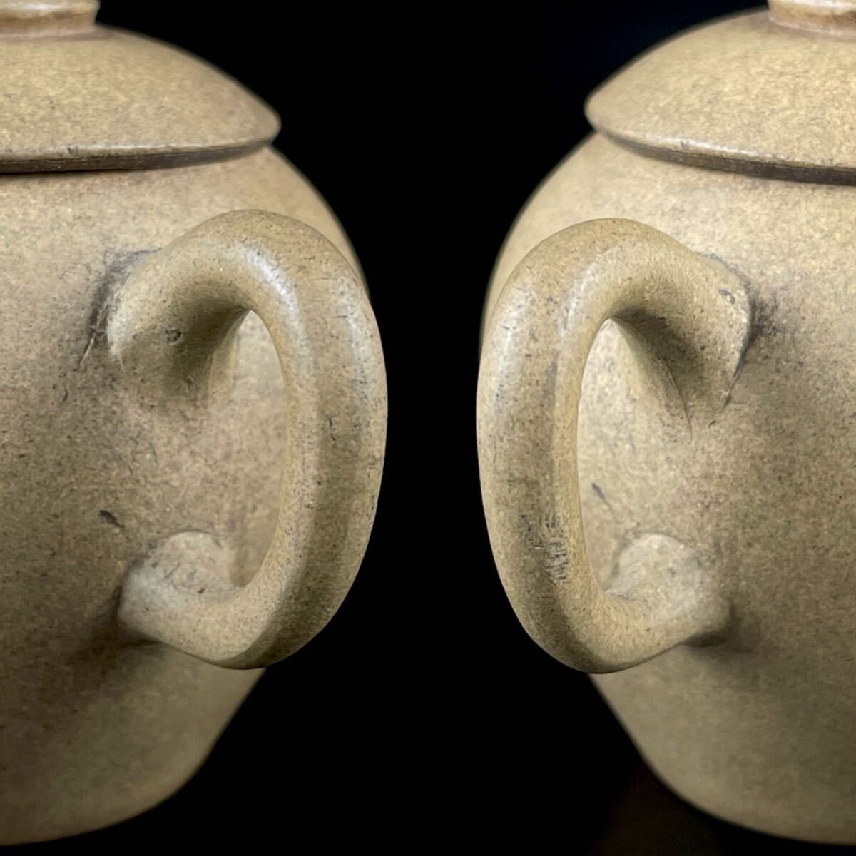 煎茶道具 唐物 砲口 白泥 急須 紫砂 茶器 茶壷 紫泥 中国古玩_画像5