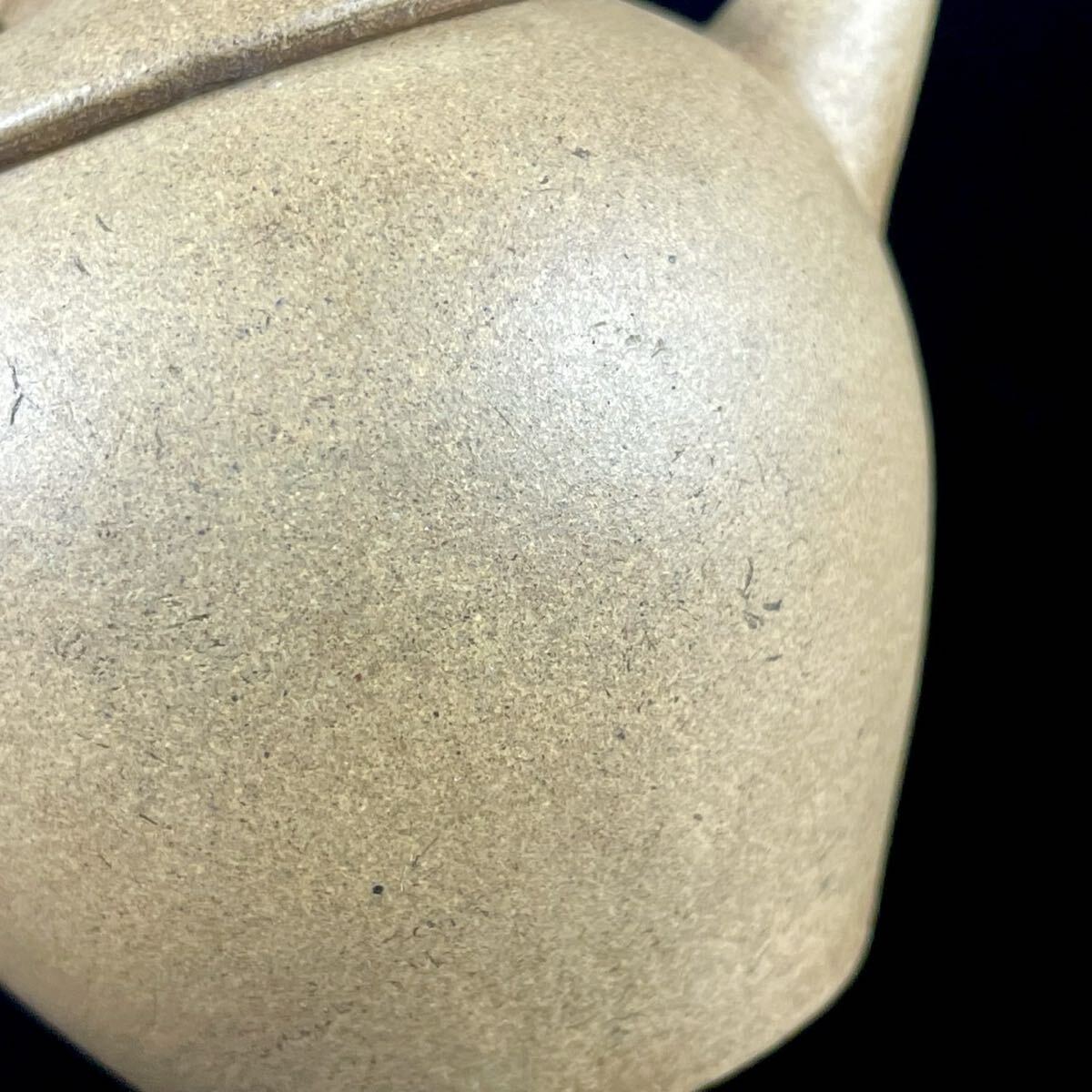 煎茶道具 唐物 砲口 白泥 急須 紫砂 茶器 茶壷 紫泥 中国古玩_画像8