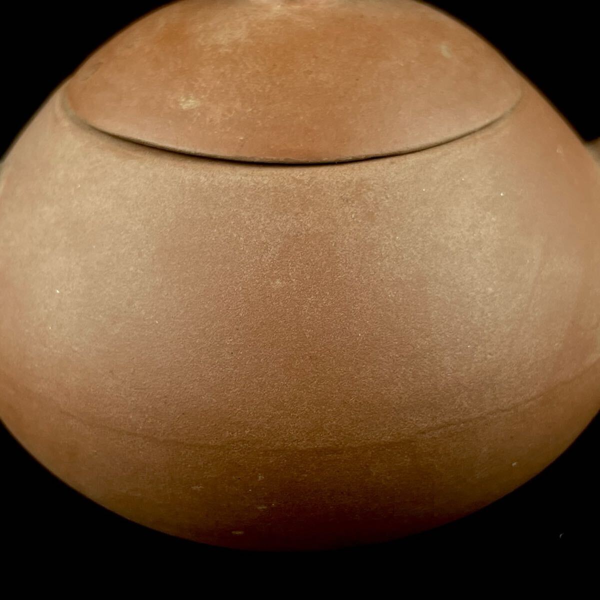 唐物 朱泥 荊渓恵孟臣 扁蒲 急須 砲口 紫砂 紫泥 茶壷 茶器 中国宜興 中国古玩_画像7