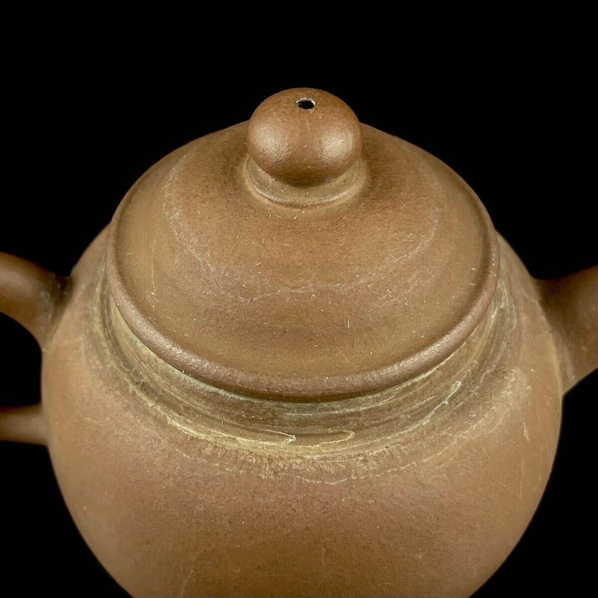 唐物 朱泥 中国宜興 萬寶 ◯寶 急須 砲口 紫砂 紫泥 茶壷 茶器 中国古玩_画像6