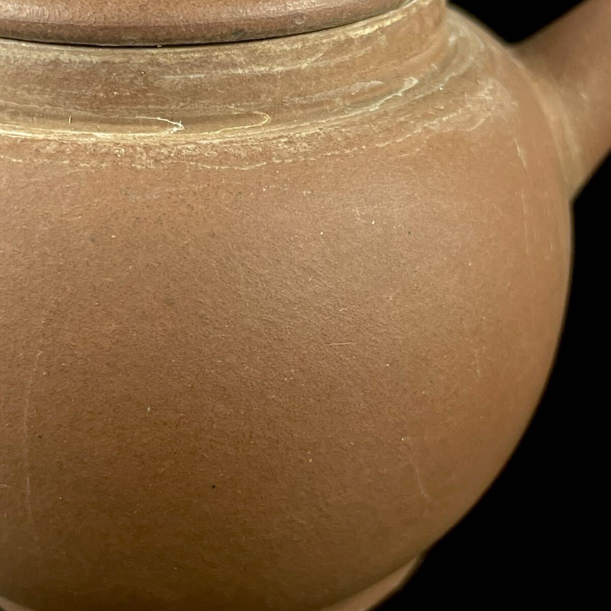 唐物 朱泥 中国宜興 萬寶 ◯寶 急須 砲口 紫砂 紫泥 茶壷 茶器 中国古玩_画像7