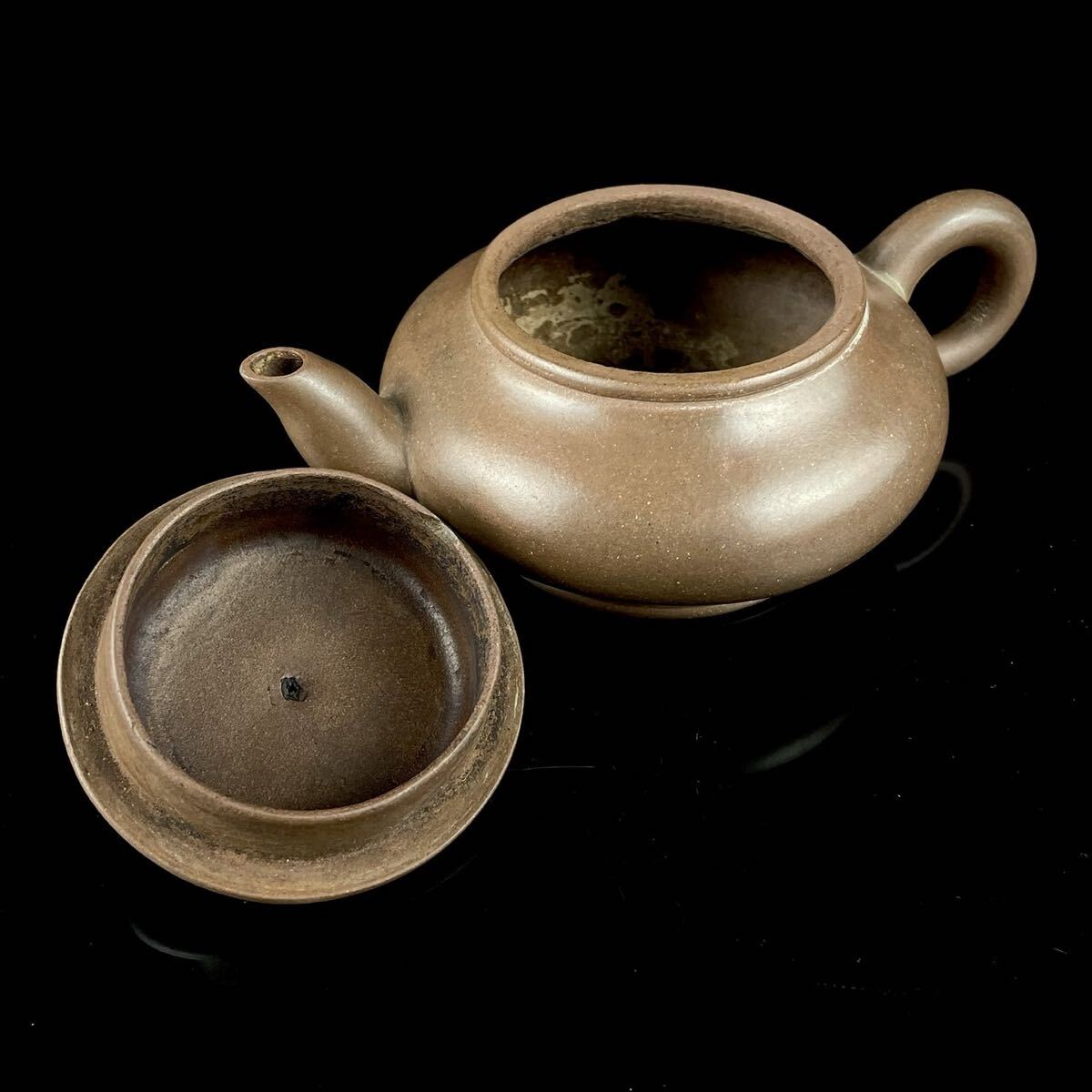 唐物 朱泥 孟臣 急須 紫砂 紫泥 茶壷 茶器 中国宜興 中国古玩_画像8