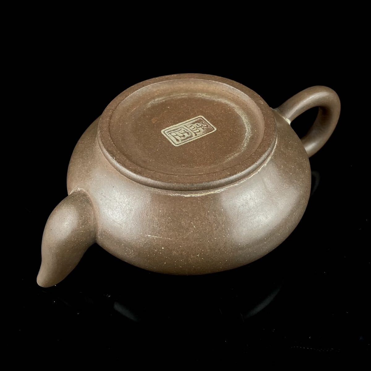 唐物 朱泥 孟臣 急須 紫砂 紫泥 茶壷 茶器 中国宜興 中国古玩_画像9