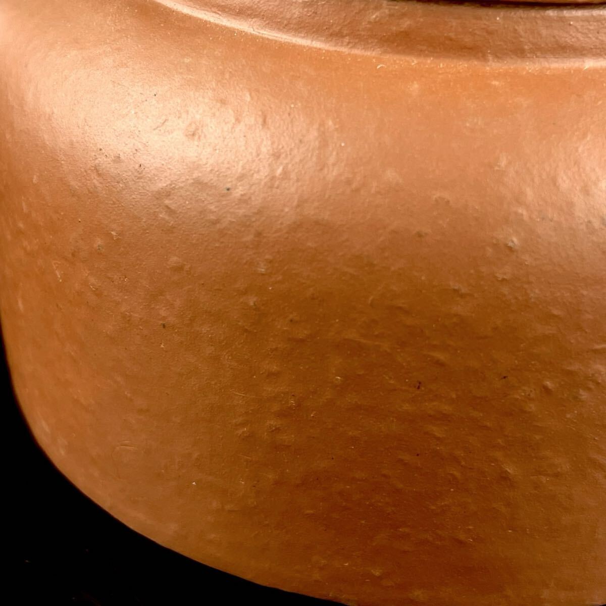 唐物 朱泥 梨皮 急須 在銘 在印 紫砂 紫泥 茶壷 茶器 中国宜興 中国古玩（1b1027 1/5 10）_画像7