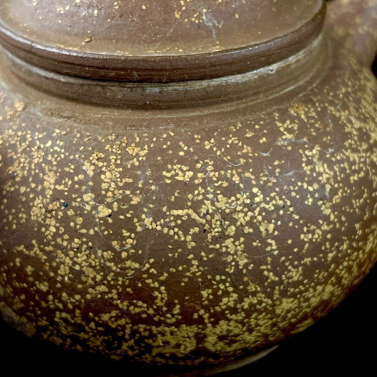 唐物 朱泥 梨皮 砲口 急須 一対 紫砂 紫泥 茶壷 茶器 中国宜興 中国古玩（1b1111ka 70）_画像7