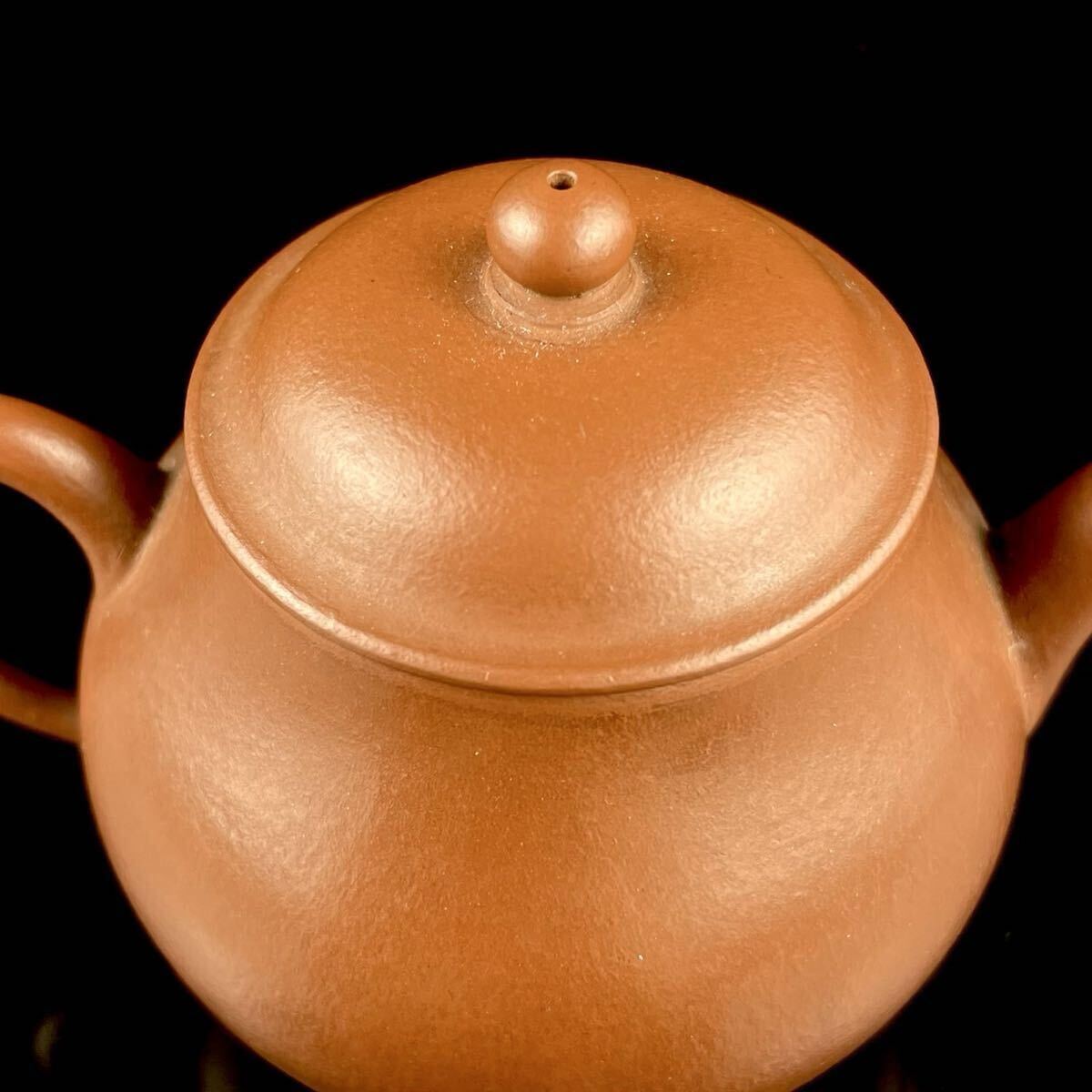 唐物 朱泥 相葉坐題詩 逸公 急須 紫砂 紫泥 茶壷 茶器 中国宜興 中国古玩(1b1111ka 50)_画像6