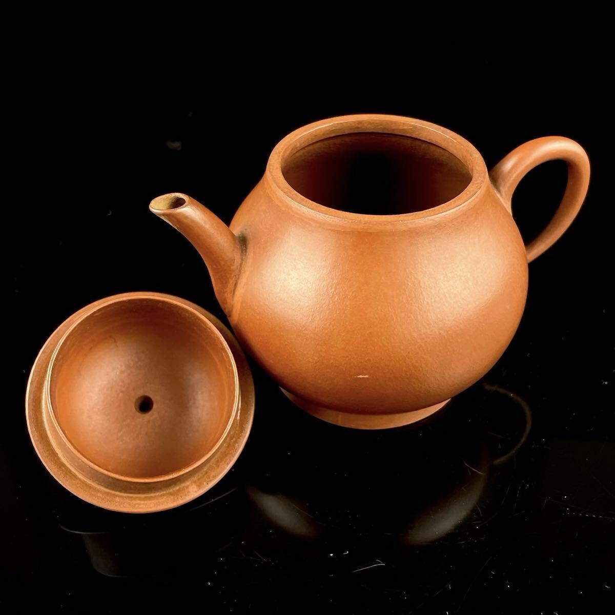 唐物 朱泥 相葉坐題詩 逸公 急須 紫砂 紫泥 茶壷 茶器 中国宜興 中国古玩(1b1111ka 50)_画像8