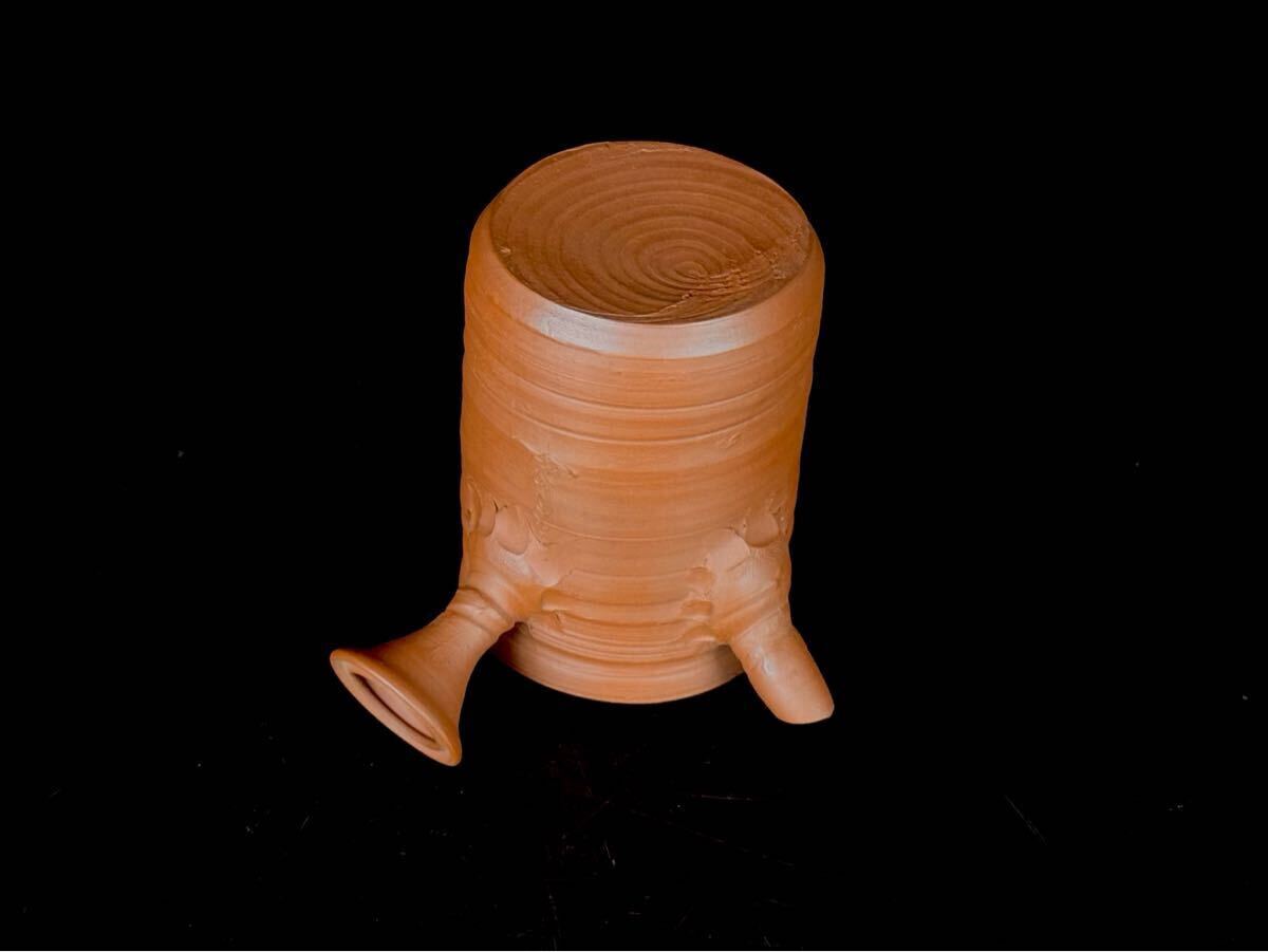 煎茶道具 山田 常山 造 朱泥 横手 急須 茶壷 常滑焼 時代 【2a092522 0】_画像10