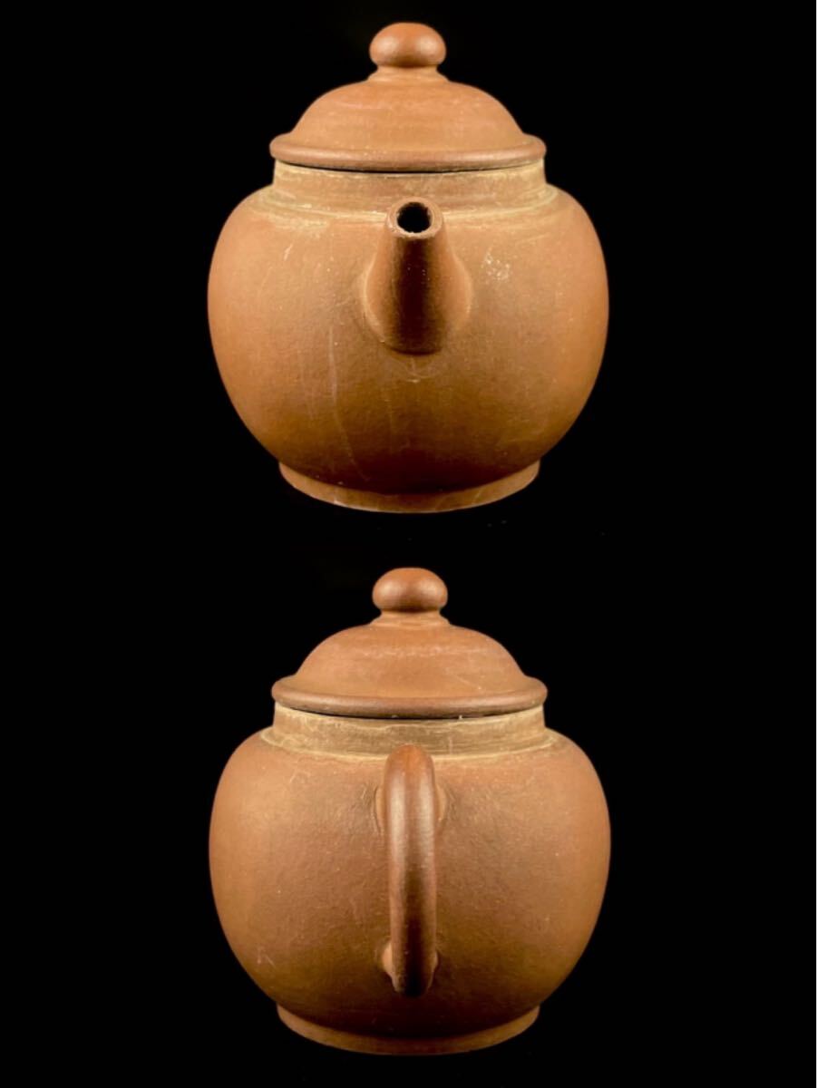 唐物 朱泥 中国宜興 萬寶 ◯寶 急須 砲口 紫砂 紫泥 茶壷 茶器 中国古玩_画像3